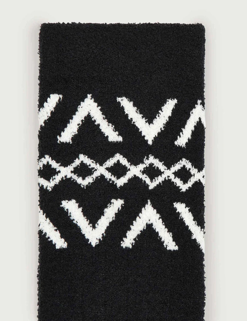 Varley Chadwick Fairisle Sock - Black/Egret