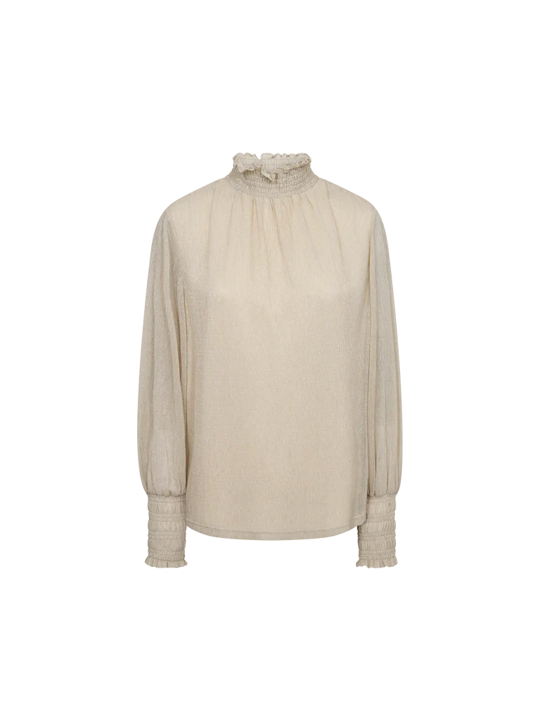 Mos Mosh Ximena Glam LS Blouse - Summer Sand