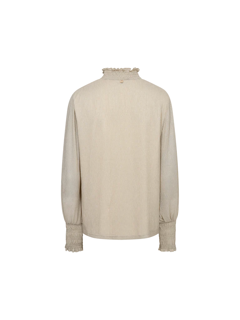 Mos Mosh Ximena Glam LS Blouse - Summer Sand