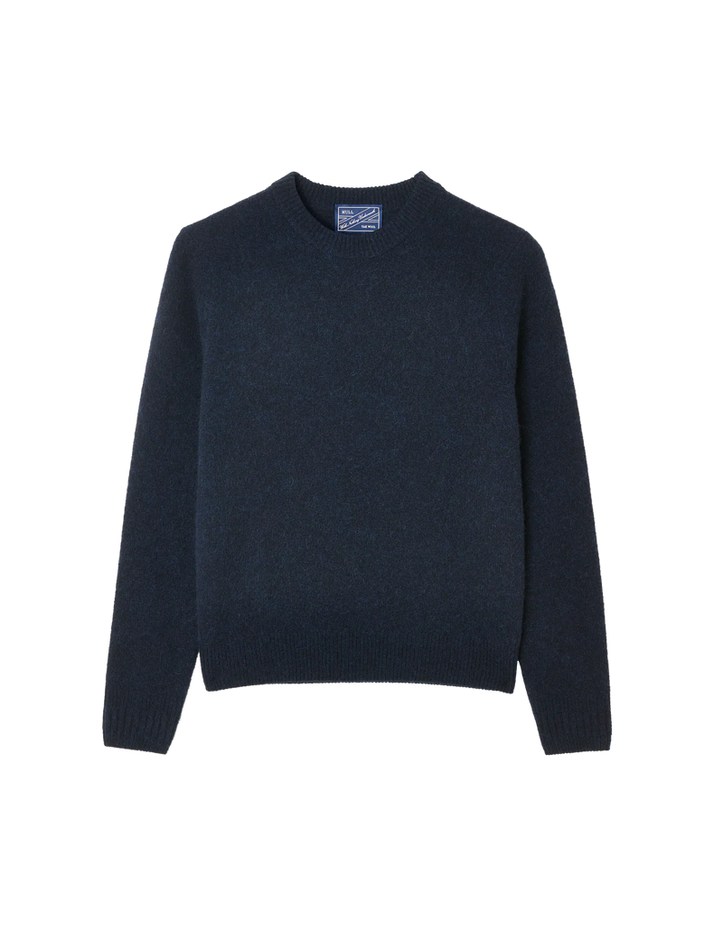 With Nothing Underneath Mull Crew - Navy Blue