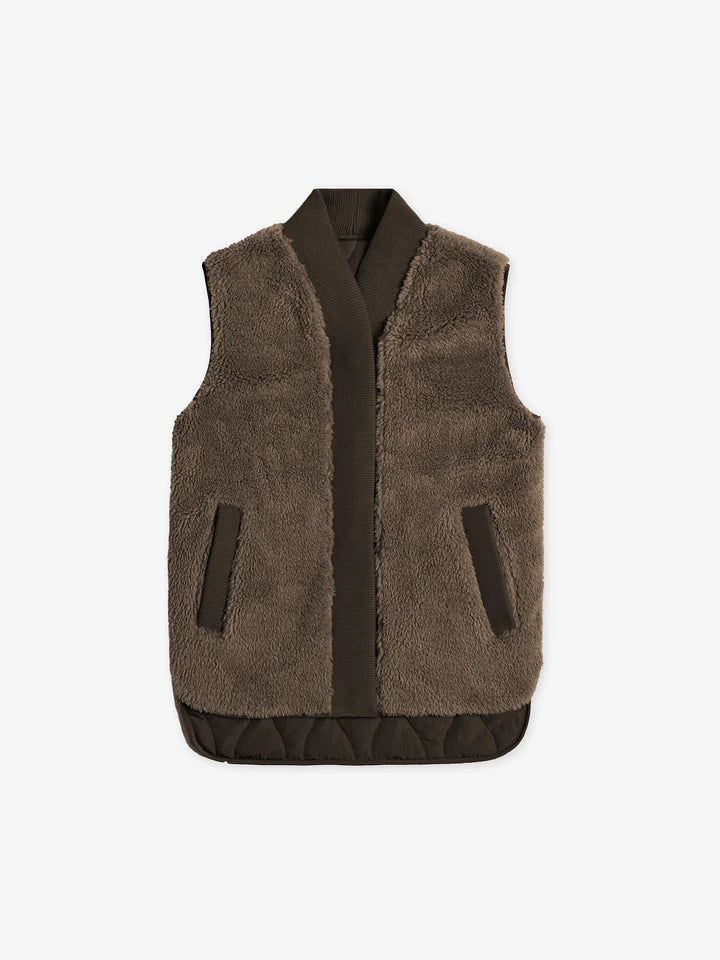Varley, Reno Reversible Quilt Jacket - Sandshell