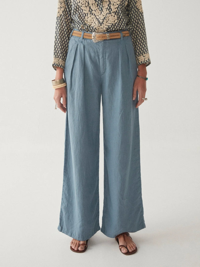 Maison Hotel Marisa Trousers - Petroleo