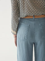 Maison Hotel Marisa Trousers - Petroleo