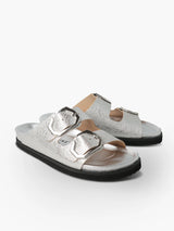 Genuins Galia Sandal - Vegan Silver