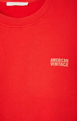 American Vintage Izubird Sweat - Vintage Strawberry