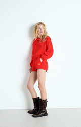 American Vintage Izubird Sweat - Vintage Strawberry