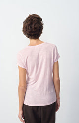 American Vintage Jacksonville SS T-shirt - Vintage Marshmallow
