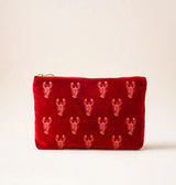 Elizabeth Scarlett Velvet Everyday Pouch