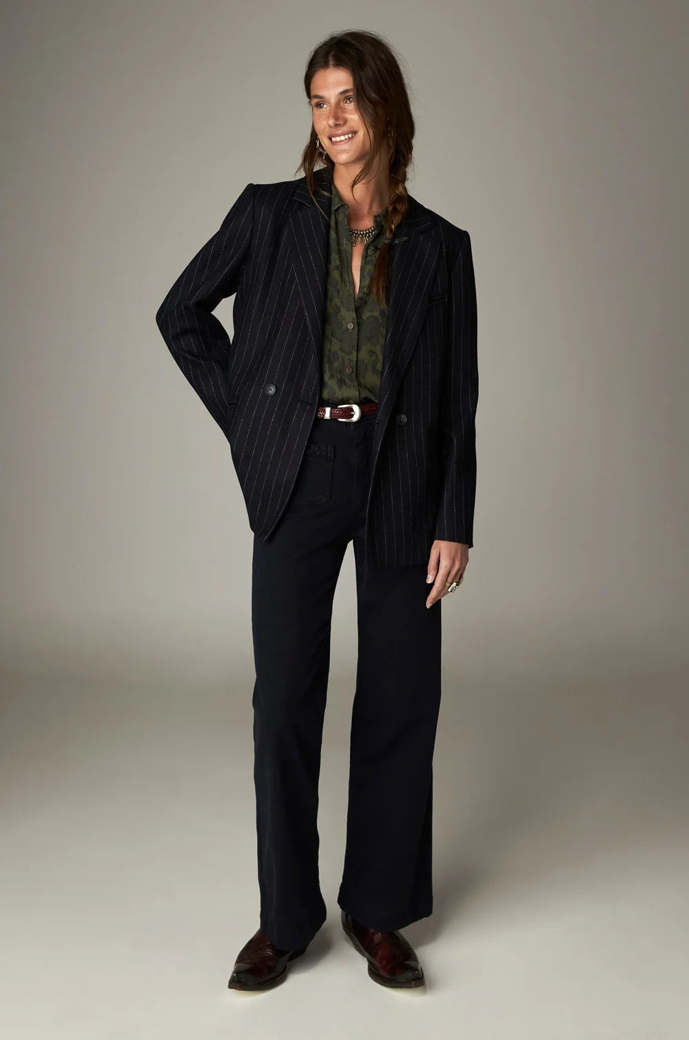 Giulietta Pant - Navy – Aura Beverley