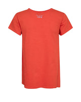 Mos Mosh Tulli V-SS Basic Tee - Spicy Orange