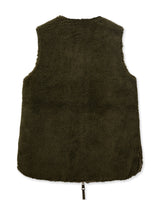 Mos Mosh Rowina Teddy Waistcoat - Burnt Olive