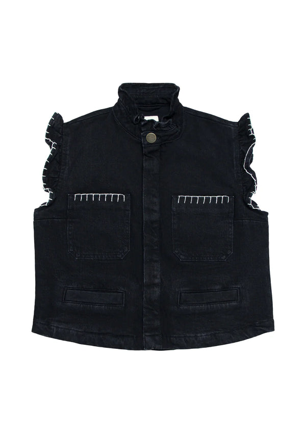 Seventy + Mochi Pablo Waistcoat - Vintage Black