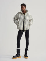 Varley Eugene Check Short Puffer