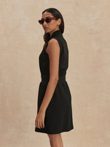 Varley Polyanna Half Zip Dress - Black