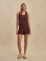 Varley Gideon Knit Tank - Ironwood