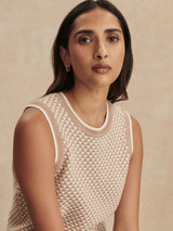 Varley Jenson Stitch Knit Tank - Light Taupe