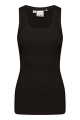 Ichi Zola Plain Vest - Black