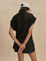 Varley Gaines Half Zip Knit - Black