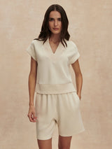 Varley Gracee V Neck Tank - Pristine