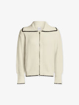 Varley Sibley Soft Knit Jacket - Egret