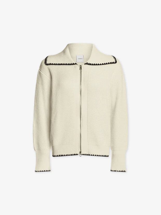 Varley Sibley Soft Knit Jacket - Egret