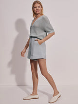 Varley Callie Knit Top - Mirage Grey
