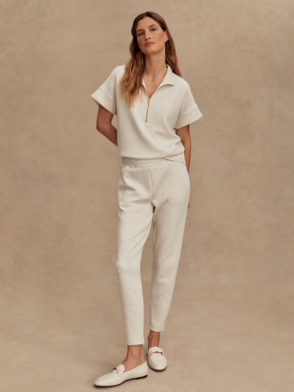Varley The Slim Pant 27.5 - Ivory Marl
