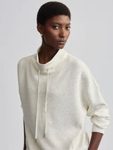 Varley Oakdale Sweat - Ivory Marl Fleck