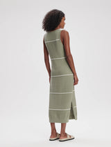 Varley Scott Scoop Neck Midi Dress - Seagrass