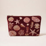 Elizabeth Scarlett Velvet Everyday Pouch