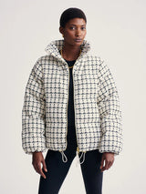 Varley Eugene Check Short Puffer