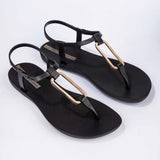 Ipanema Class Modern Sandal - Black/Gold