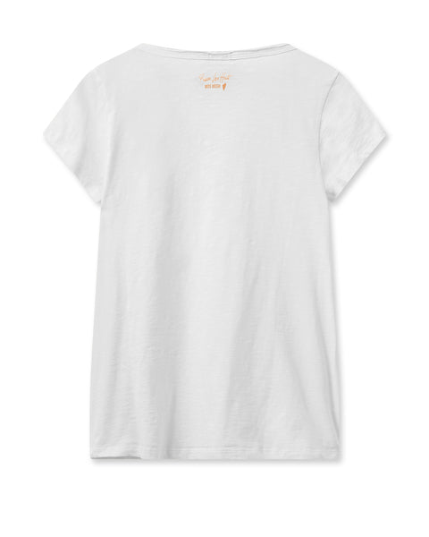 Mos Mosh Tulli V-SS Basic Tee - White