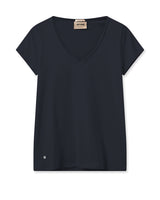 Mos Mosh Tulli V-SS Basic Tee - Salute Navy