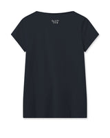 Mos Mosh Tulli V-SS Basic Tee - Salute Navy