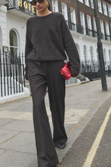 Pelle pinstripe pants
