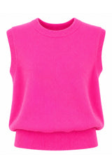Durango Sleeveless Knit - Neon Pink