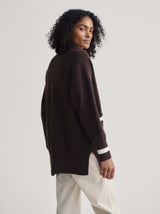 Varley Ravi Relaxed Longline Cardigan - Coffee Bean