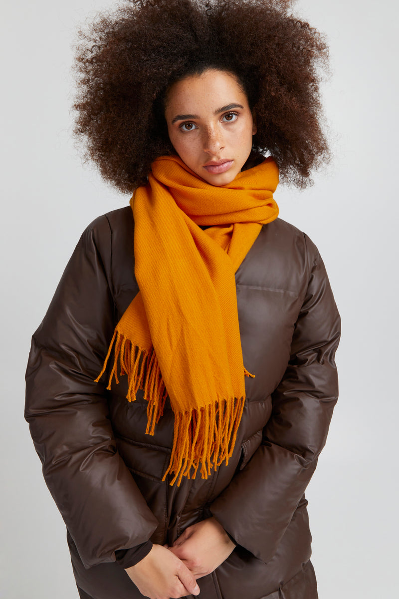 ICHI Ivalu Scarf - Orange Pepper