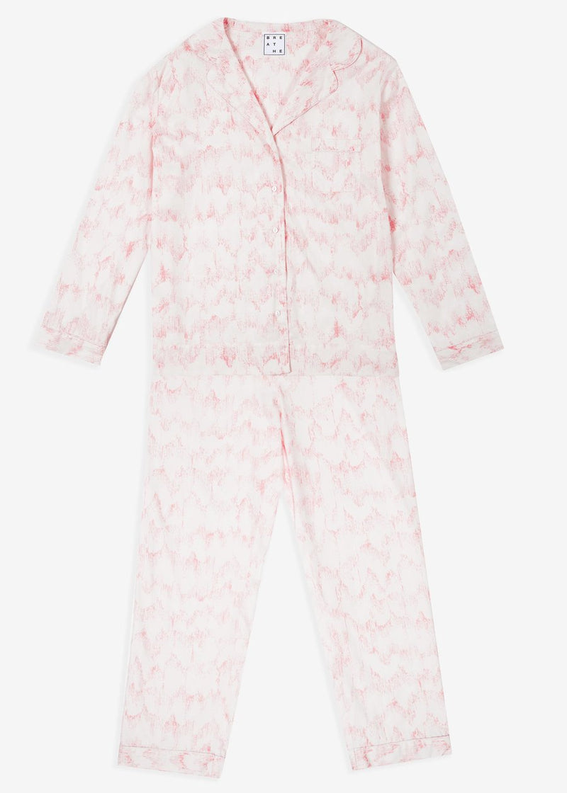 Breathe Stonecut Pyjama Set - Pink