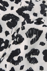 Fabienne Chapot Brizo Dress - White/Black Leopard