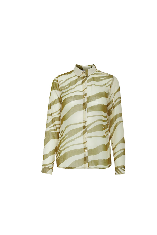 ICHI Bikka Shirt - Fir Green